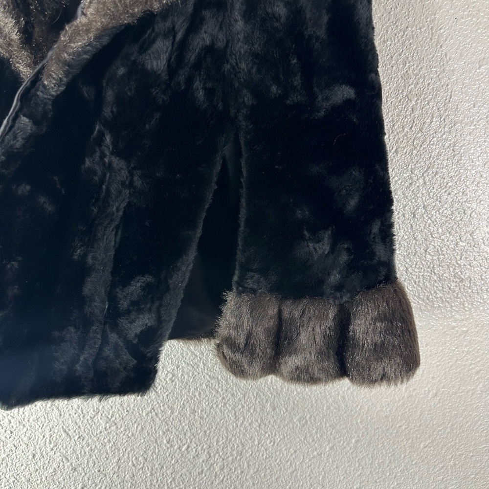 Regina Glenara Glenoit Faux Fur Jacket Vintage Cape - Picture 6 of 6